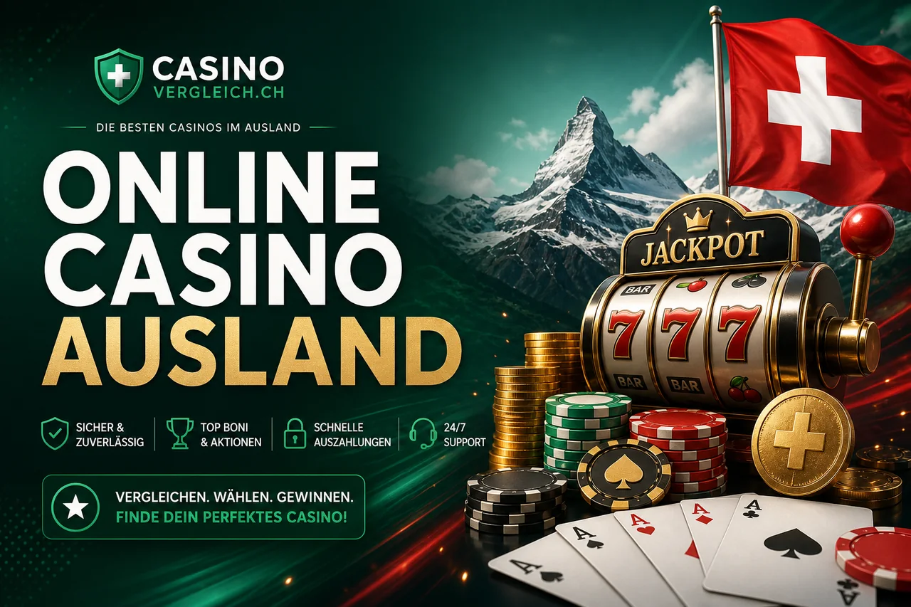 Online Casino Ausland – Vergleich der besten Anbieter für Schweizer Spieler